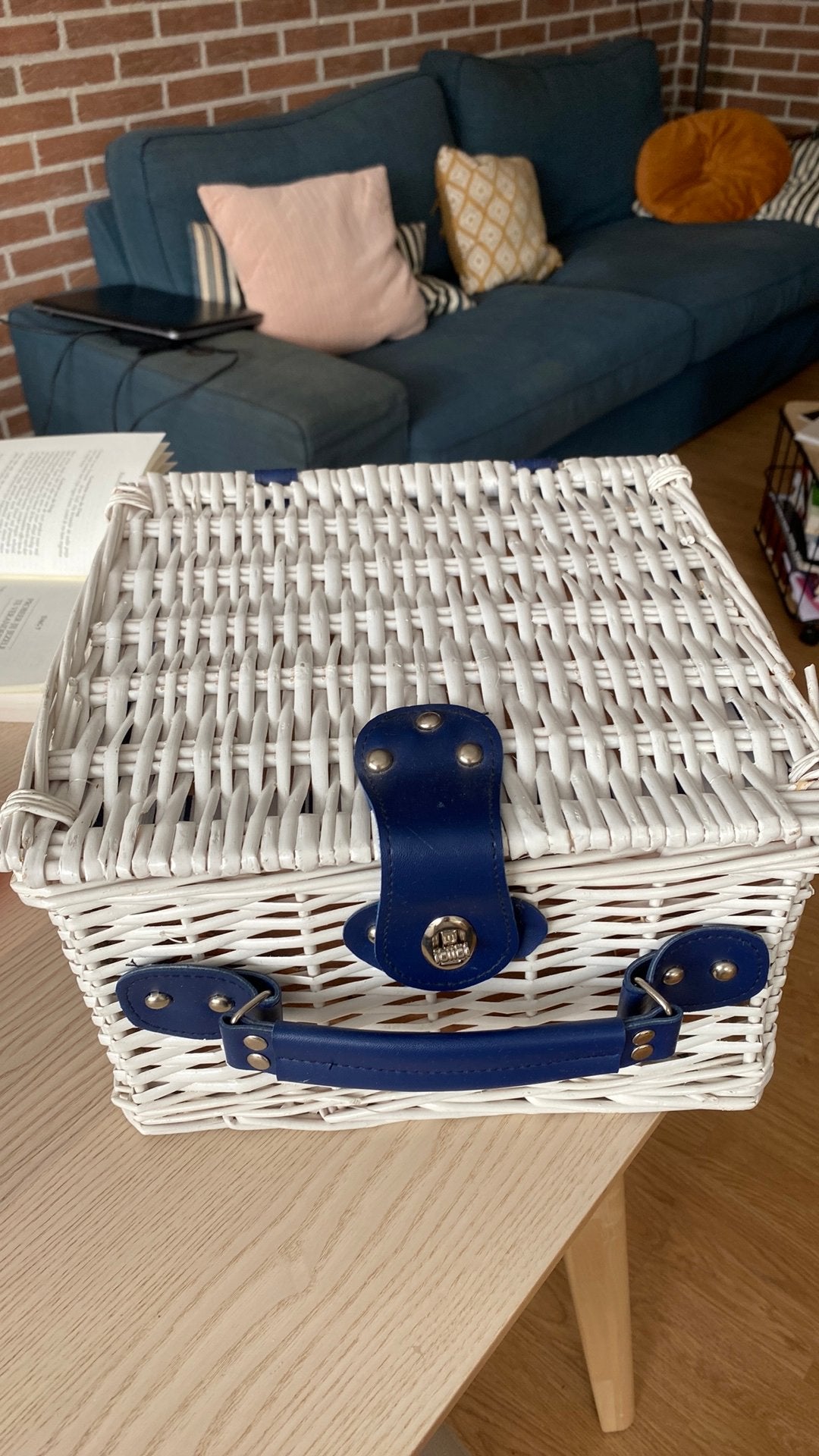 Picknickmand 2 personen, Ophalen of Verzenden, Zo goed als nieuw