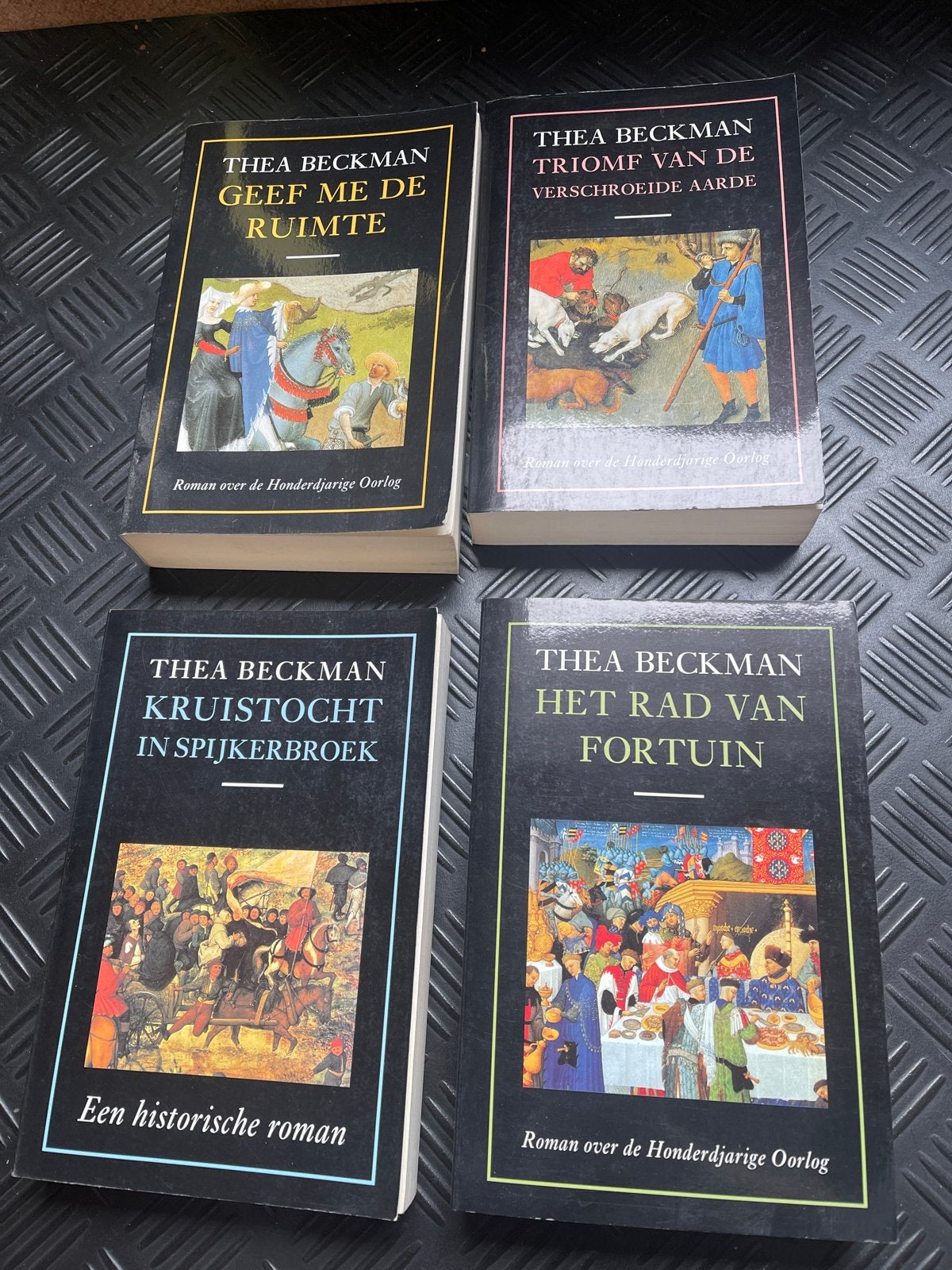Thea Beckman Boeken: Geef me de Ruimte, Triomf, Kruistocht,, Ophalen of Verzenden, Gelezen, Nederland