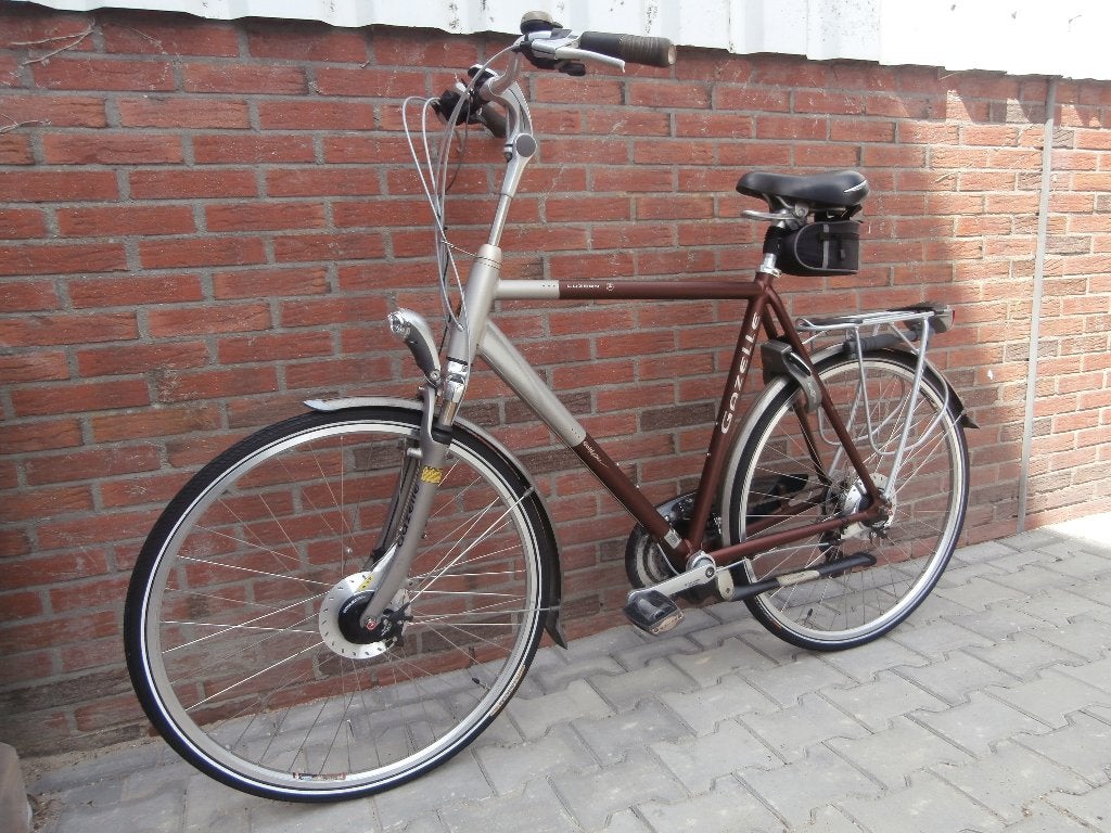 ALS NIEUWE Gazelle Luzern Goldline heren 61 cm., Ophalen, 28 inch, Vering, Zo goed als nieuw