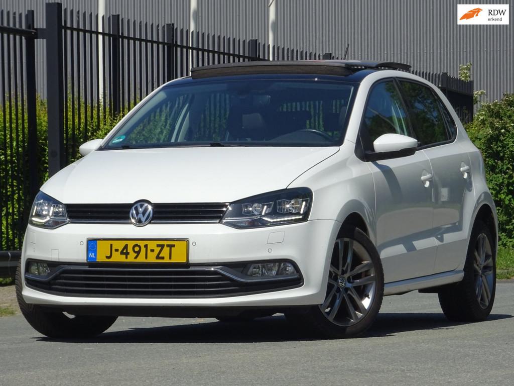 Volkswagen Polo 1.2 TSI Highline 5DR PANORAMADAK/CARPLAY/APK, Euro 6, 4 cilinders, Wit, Handgeschakeld