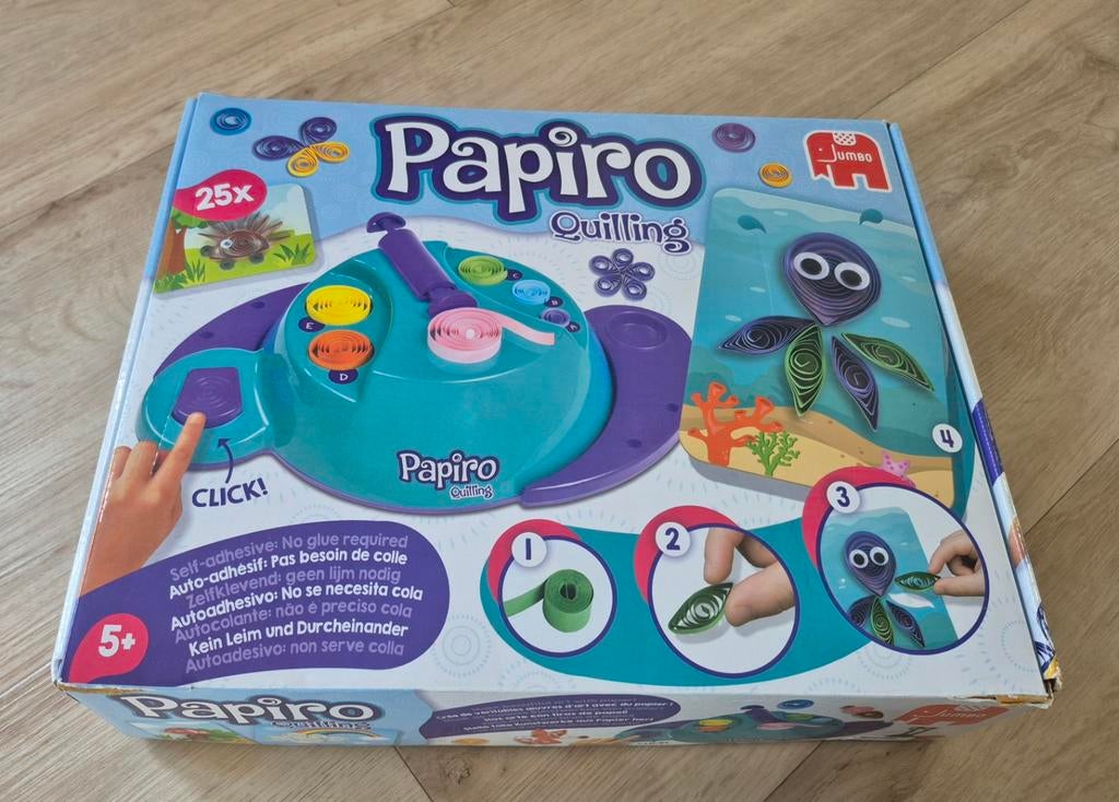 Papiro quilling station, Ophalen, Gebruikt