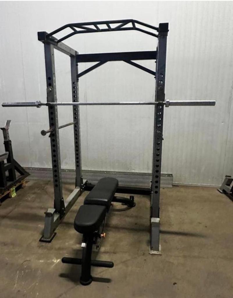 Barbarian Power Rack ,Verstelbaar Bankje, 137,5kg Gewichten, Ophalen, Gebruikt, Overige typen