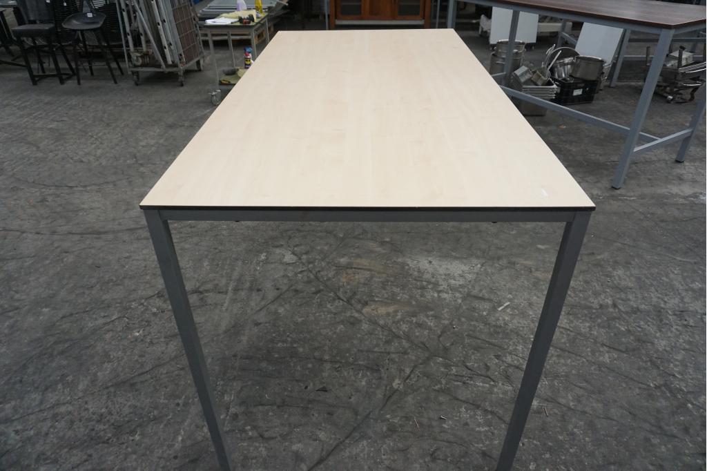 Hoge tafel werktafel statafel stamtafel eettafel 100x200x110, Gebruikt, 100 tot 150 cm, Niet ingevuld, 200 cm of meer