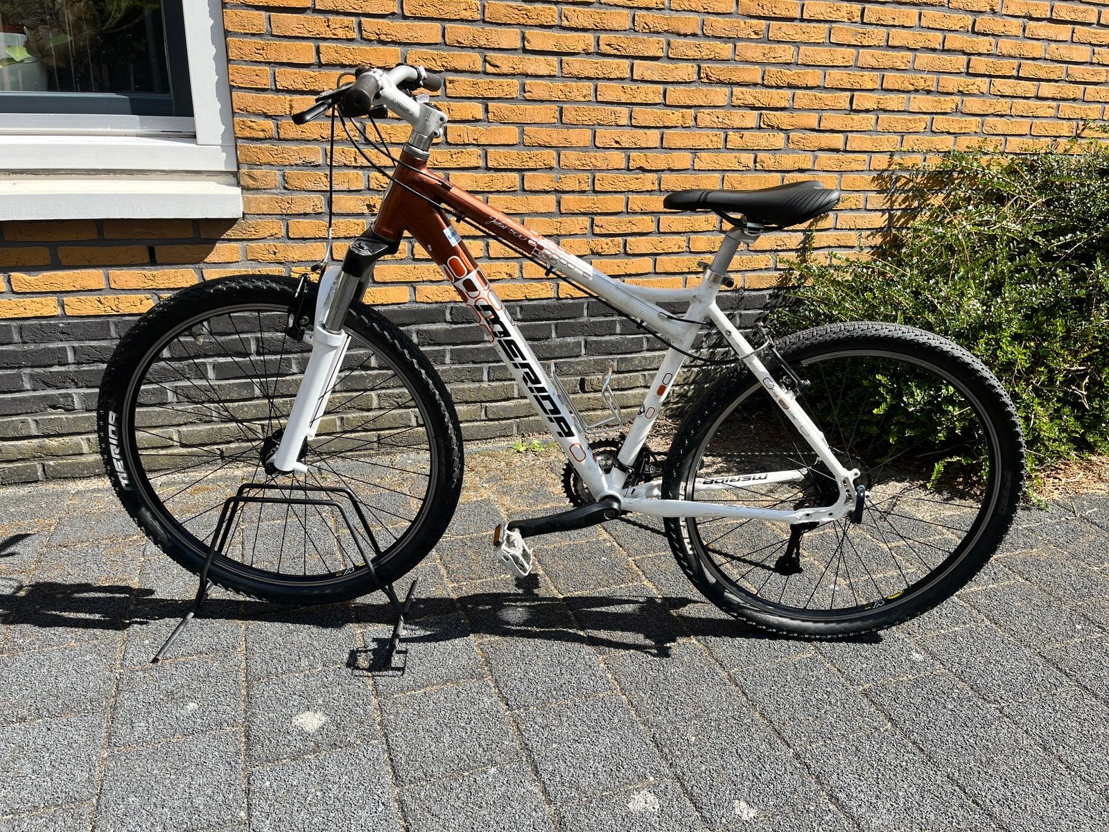 Mountainbike Merida 26inch, Fietsen en Brommers, Fietsen | Meisjes, Velgrem, Versnellingen, Zo goed als nieuw, Ophalen