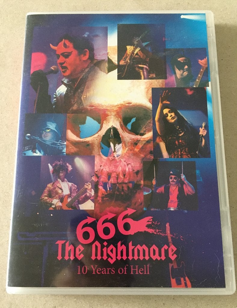 666 The Nightmare / 10 Years of Hell / Glamrock, Alle leeftijden, Zo goed als nieuw, Concert, Inclusief boekje