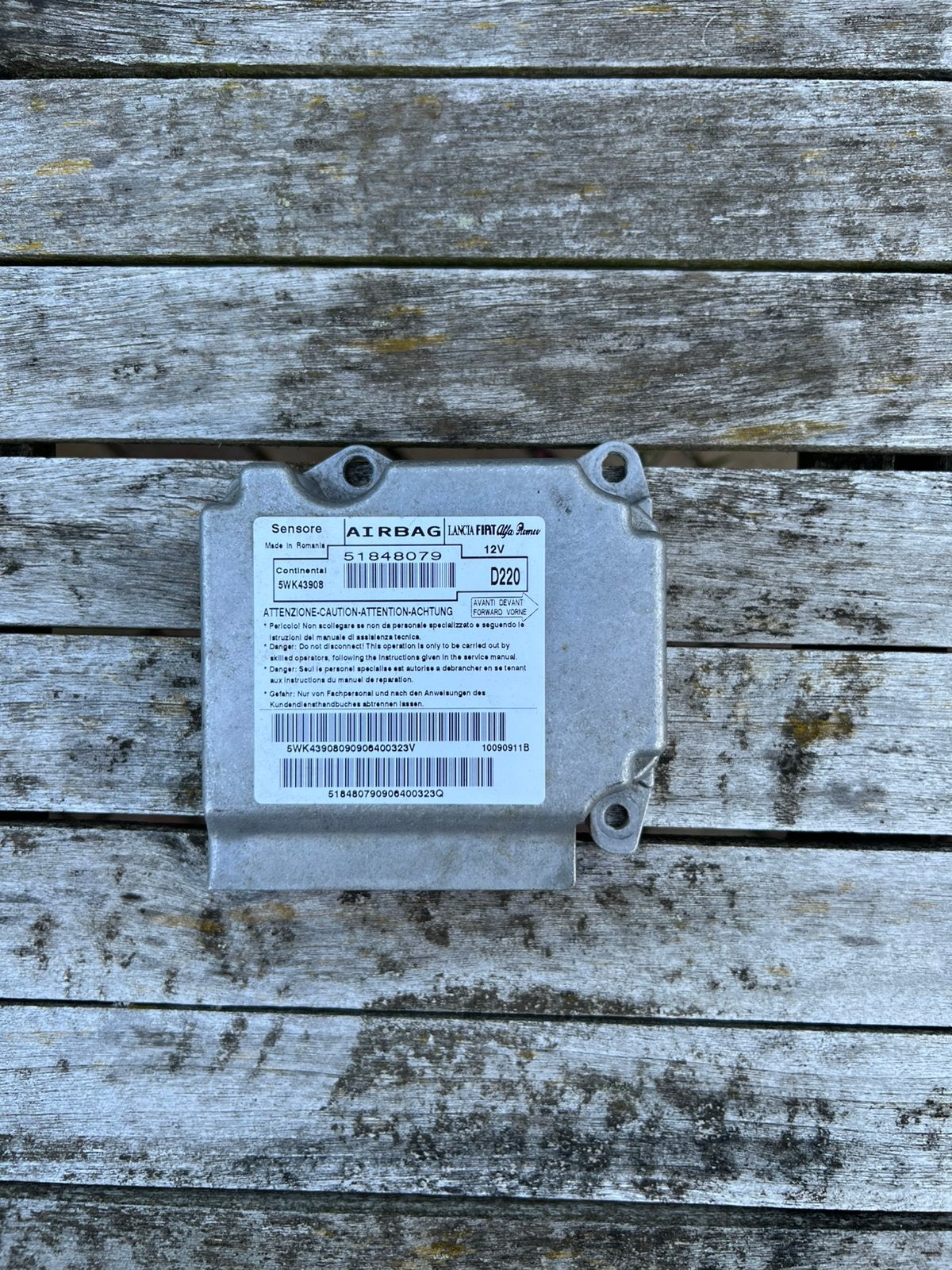 Airbag module Fiat 500 Ford KA, Auto-onderdelen, Ophalen of Verzenden, Gebruikt, Fiat