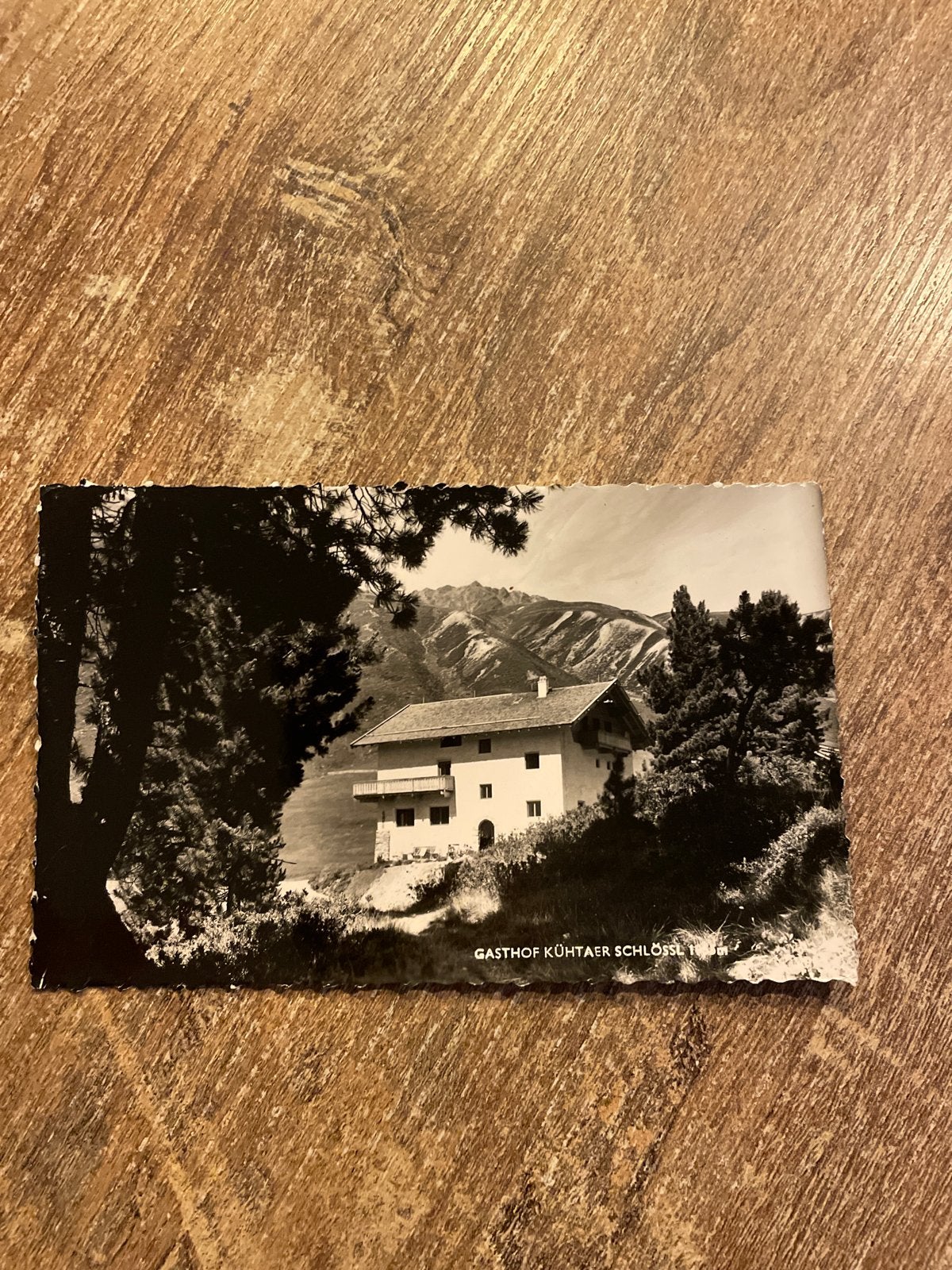Oude ansichtkaart Gasthof Kühtai Schloss - Oostenrijk 1953, Ophalen of Verzenden, 1940 tot 1960, Gelopen, Oostenrijk
