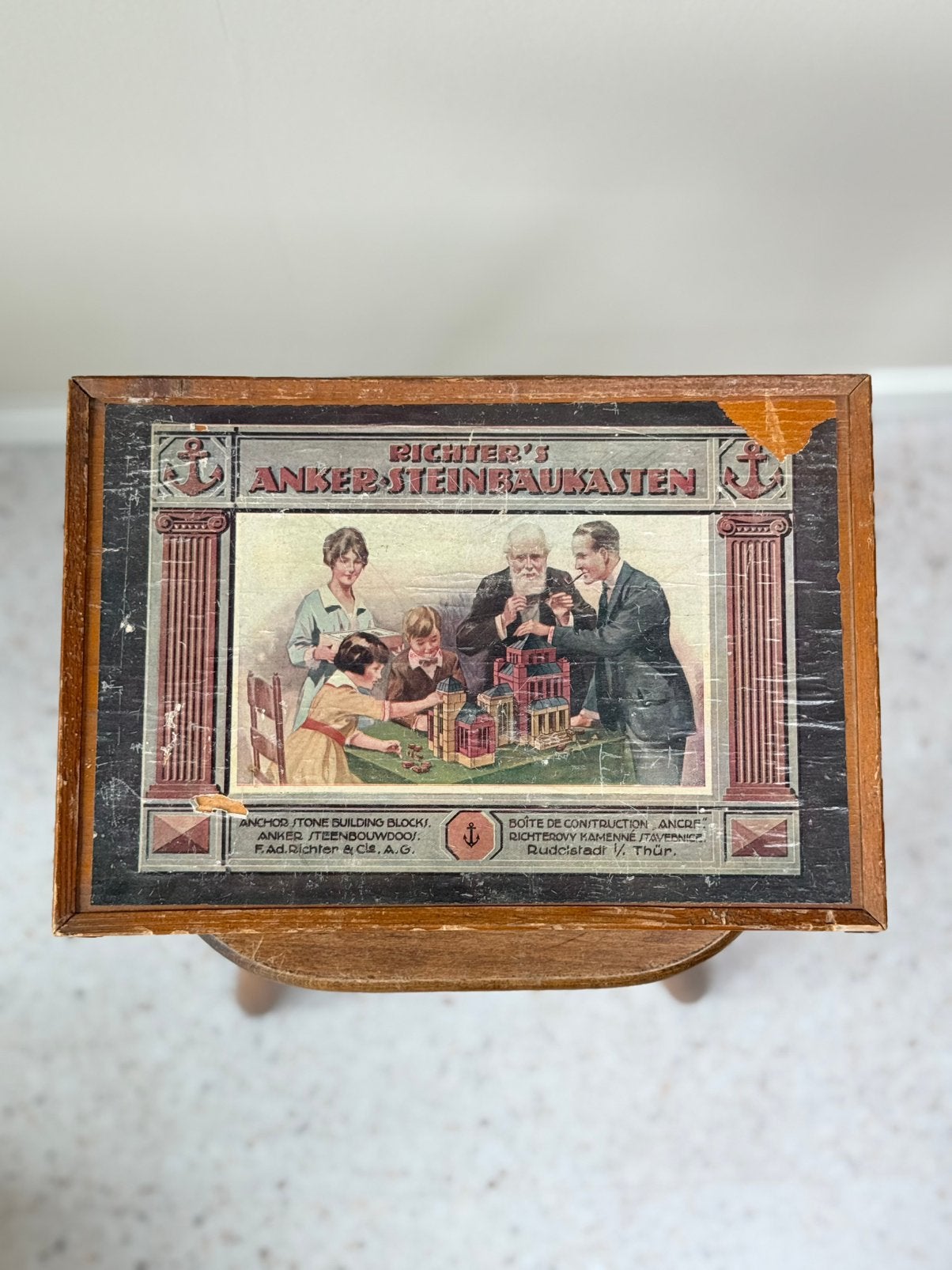 Richter’s Anker Steinbaukasten Nr. 8A Mayen – ca. 1928-1935, Ophalen of Verzenden