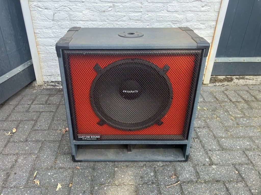 Custom Sound CS115 Bas Speaker, Ophalen, Zo goed als nieuw, Center speaker, Overige merken