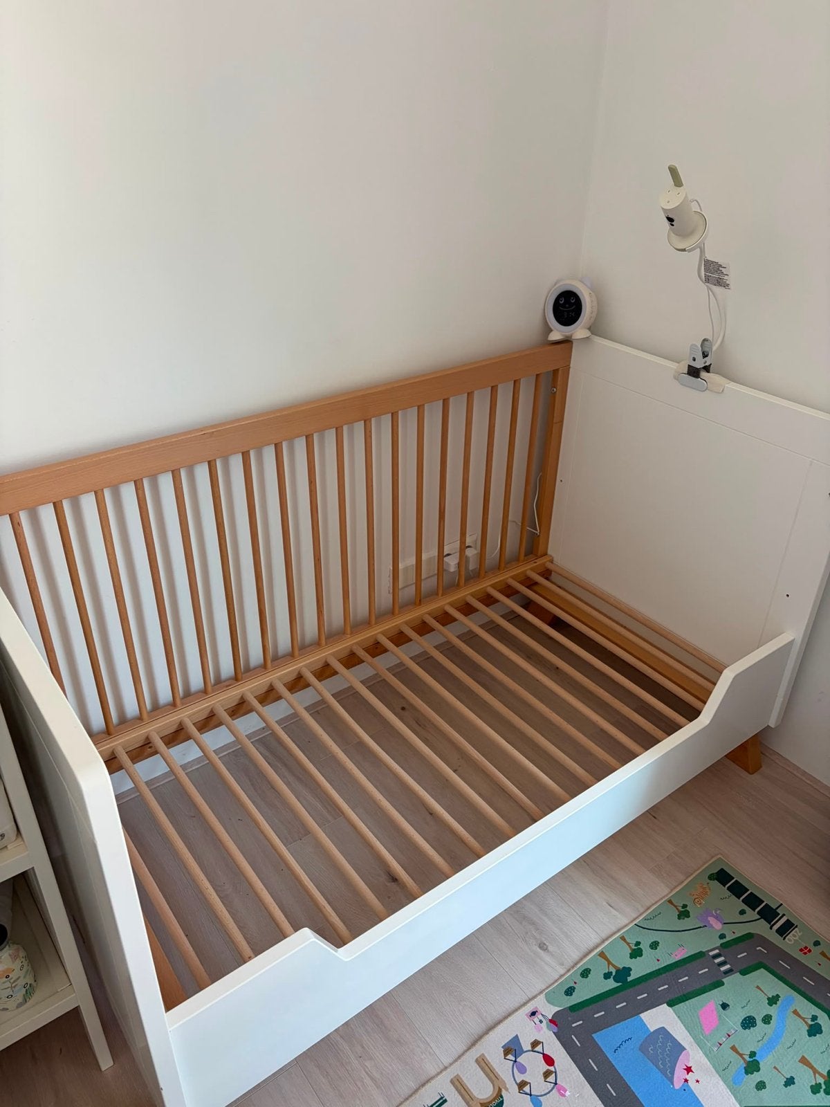 Bopita Lisa Bedbank 140x70 Wit Naturel, Ophalen, Gebruikt, Ledikant