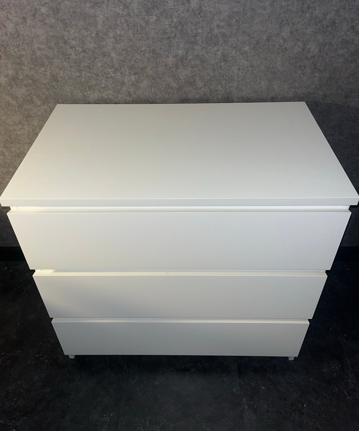 Witte ladekast met 3 lades - Lichte gebruikssporen, Ophalen, Gebruikt, 100 tot 150 cm, 50 tot 100 cm