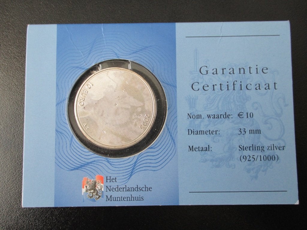 Jubileummunt 2005 Muntenhuis, Postzegels en Munten, Munten | Nederland, Setje, Koningin Beatrix, Zilver, Euro's