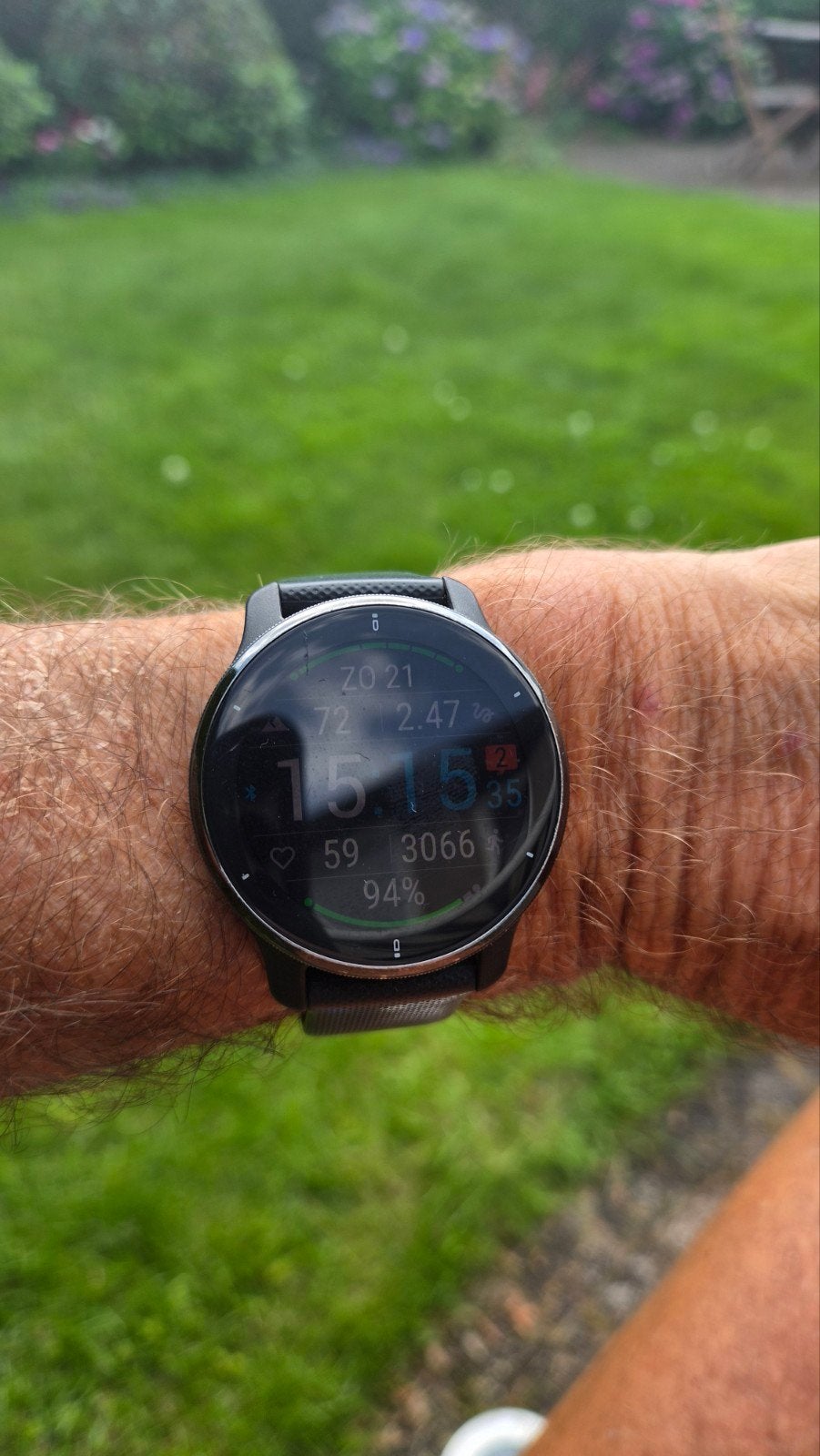 Garmin Venu 2 plus GPS Smartwatch - Zwart, Sieraden, Tassen en Uiterlijk, Smartwatches, Ophalen, Zwart, Garmin, Zo goed als nieuw