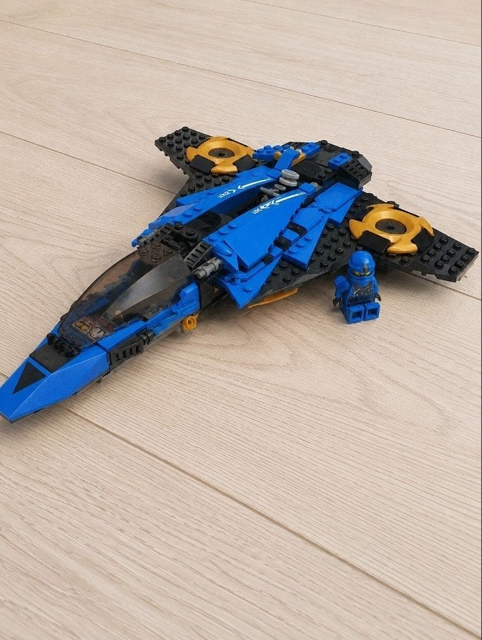 LEGO Ninjago Jay's Storm Fighter - Incl Minifigure, Ophalen of Verzenden, Zo goed als nieuw, Overige merken