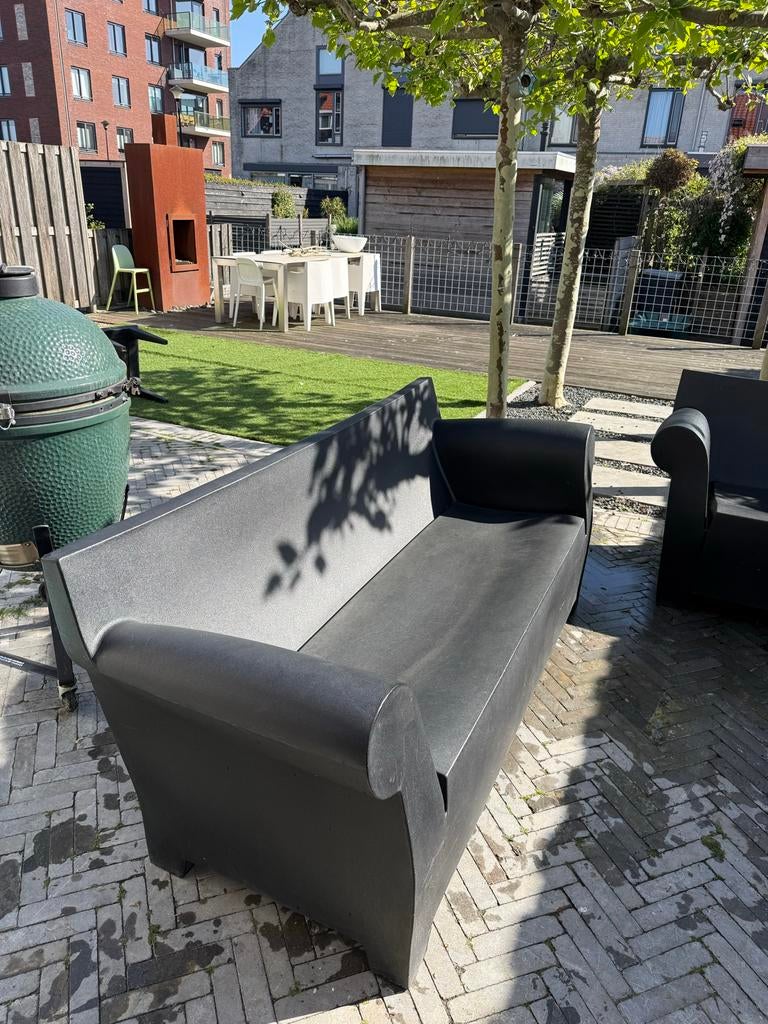 Kartell Bubble Club loungeset - 2 banken en 1 fauteuil, Ophalen, Gebruikt, Kunststof