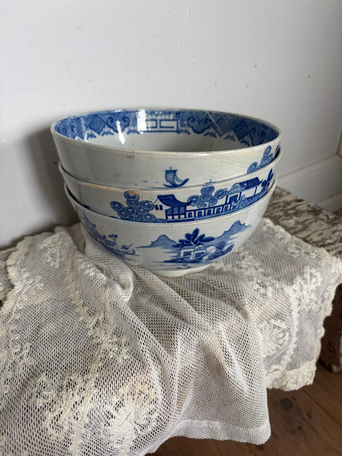 Antieke chinese ( kast) kommen ( 3), Ophalen of Verzenden