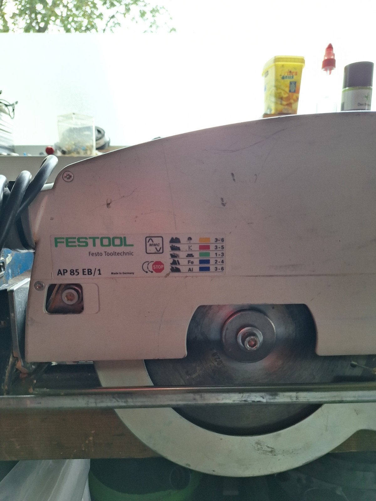 festool cirkelzaag ap85 eb/1, Doe-het-zelf en Verbouw, Gereedschap | Zaagmachines, Ophalen, Gebruikt, Cirkelzaag, 70 mm of meer