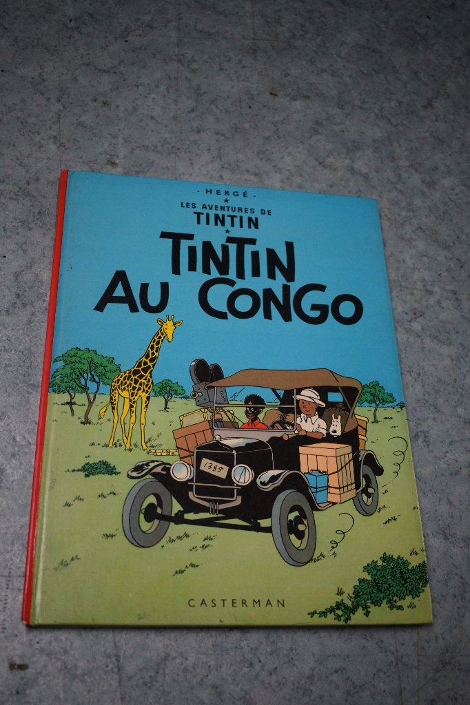 Stripboek tintin au congo strip 1970, Eén stripboek, Ophalen of Verzenden, Gelezen