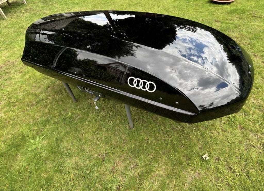 Audi dakkoffer Glossy Black - 310L, Ophalen, Zo goed als nieuw