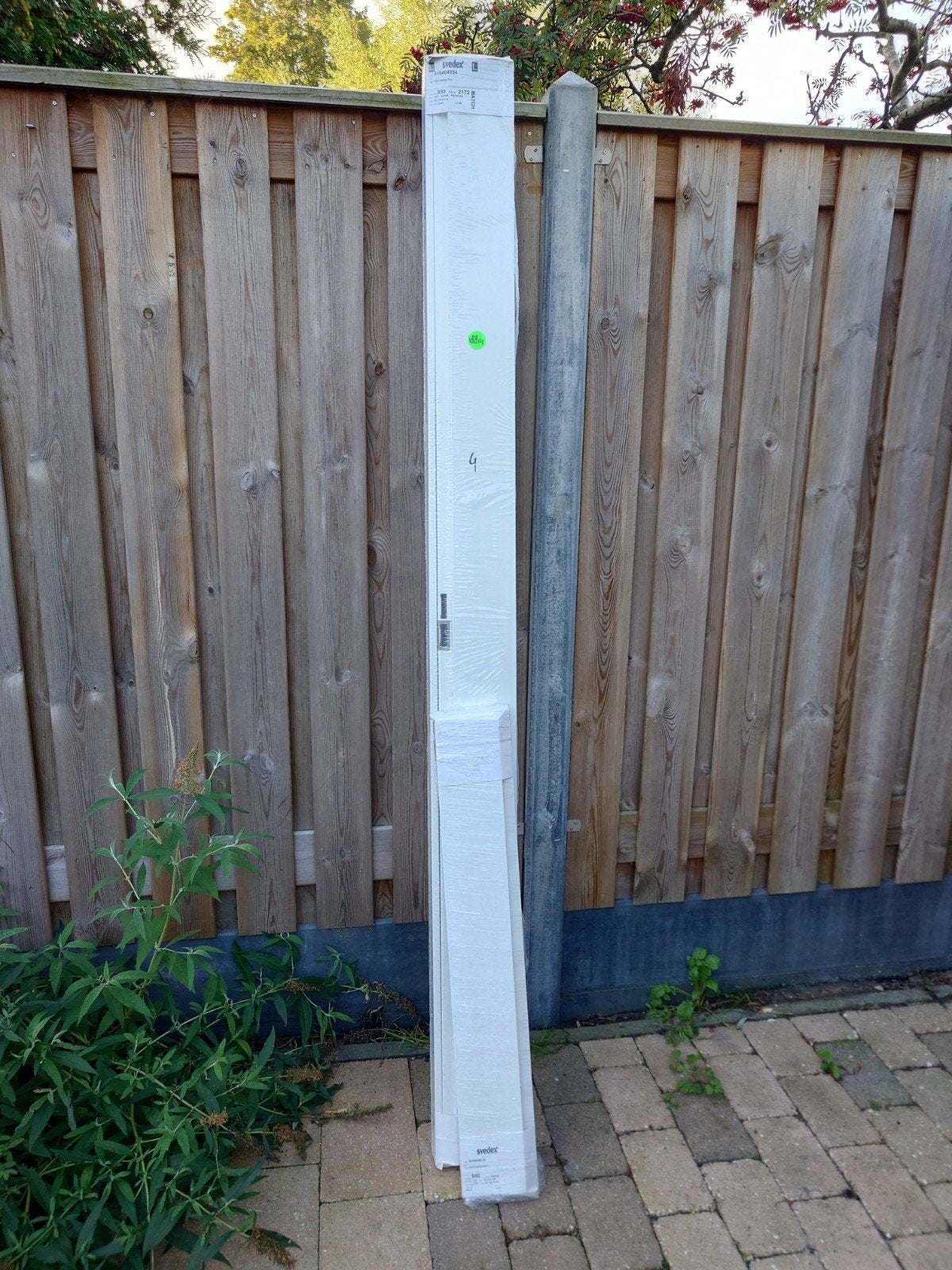 Svedex Stalen Deurkozijn 2172x930mm Opdek 125mm, Ophalen, 80 tot 100 cm, 215 cm of meer, Binnendeur