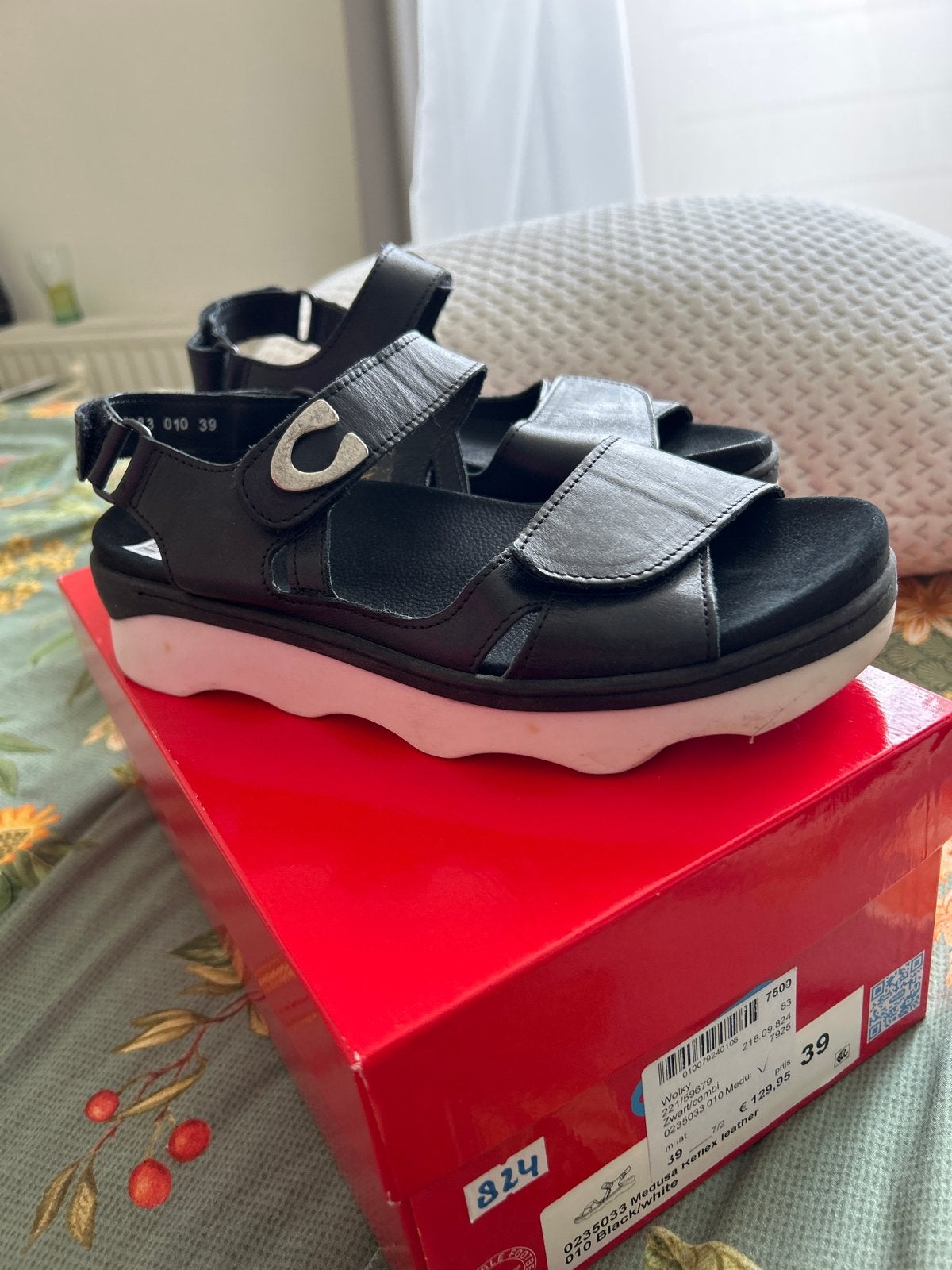 Wolky Medusa Reflex Leren Sandalen Zwart Maat 39, Kleding | Dames, Schoenen, Ophalen of Verzenden, Nieuw, Zwart, Sandalen of Muiltjes