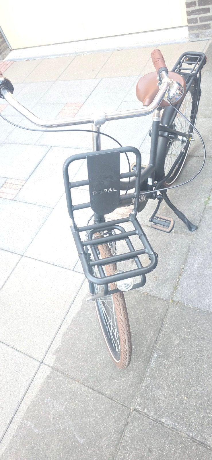 Nogan fiets met versnellingen en voordrager, Overige merken, Terugtraprem, Gebruikt, Versnellingen