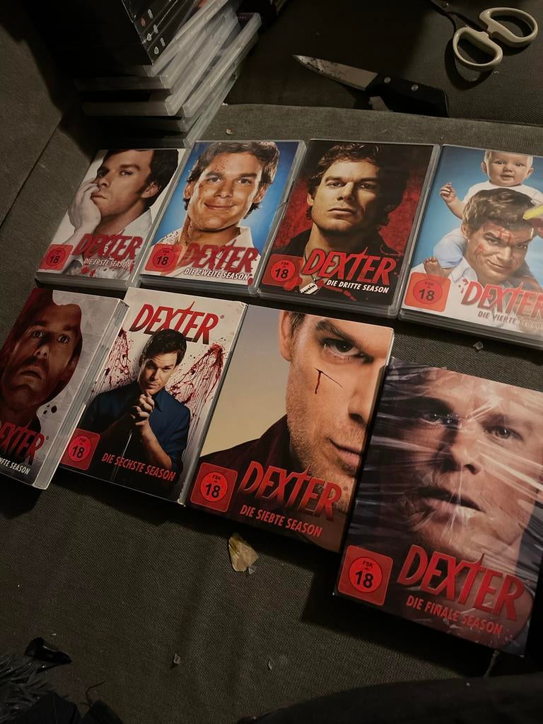Dexter DVD Boxset - Seizoen 1 t/m 8 (Duits), Cd's en Dvd's, Dvd's | Actie, Zo goed als nieuw, Boxset, Vanaf 12 jaar, Ophalen of Verzenden