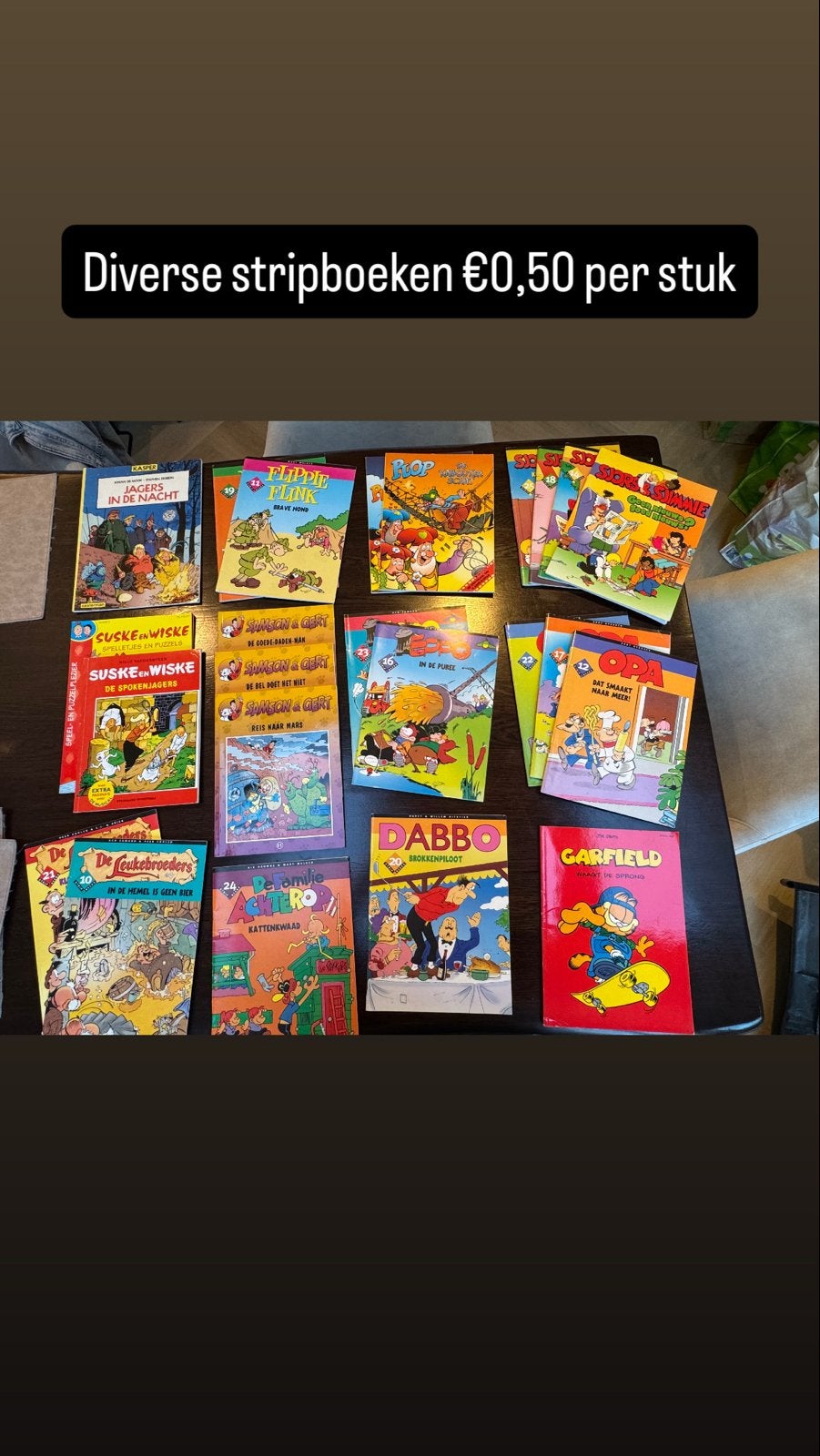 Diverse stripboeken - Suske en Wiske, Garfield, Tweety, etc., Meerdere stripboeken, Ophalen, Gelezen