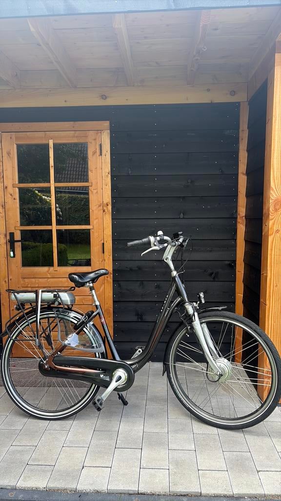 Elektrische damesfiets sparta emotion 28 inch, Sparta, Velgrem, 47 tot 50 cm, Versnellingen