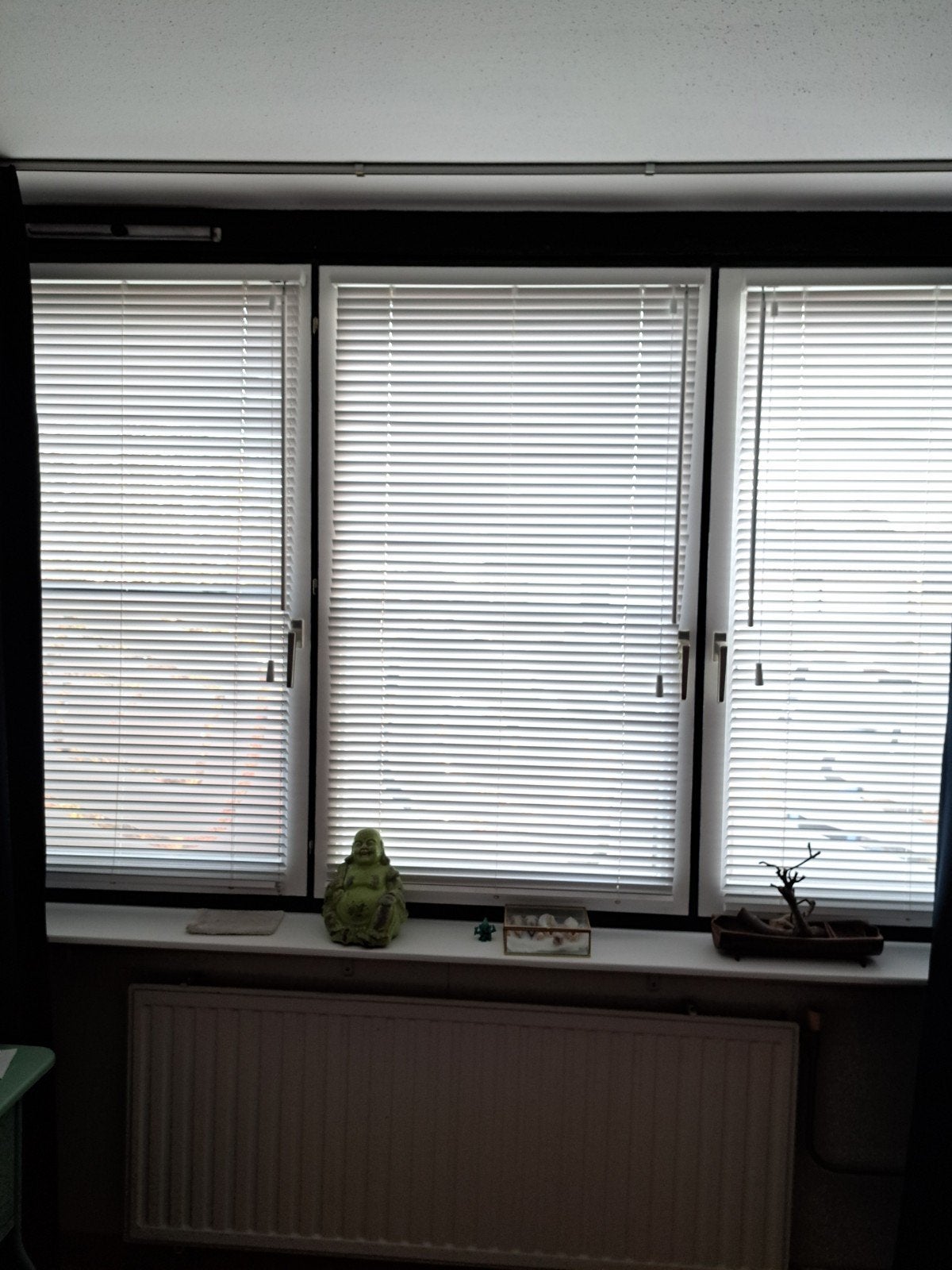 Houten jalouzieen, Huis en Inrichting, Stoffering | Gordijnen en Lamellen, Ophalen, 50 tot 100 cm, Zo goed als nieuw, Modern