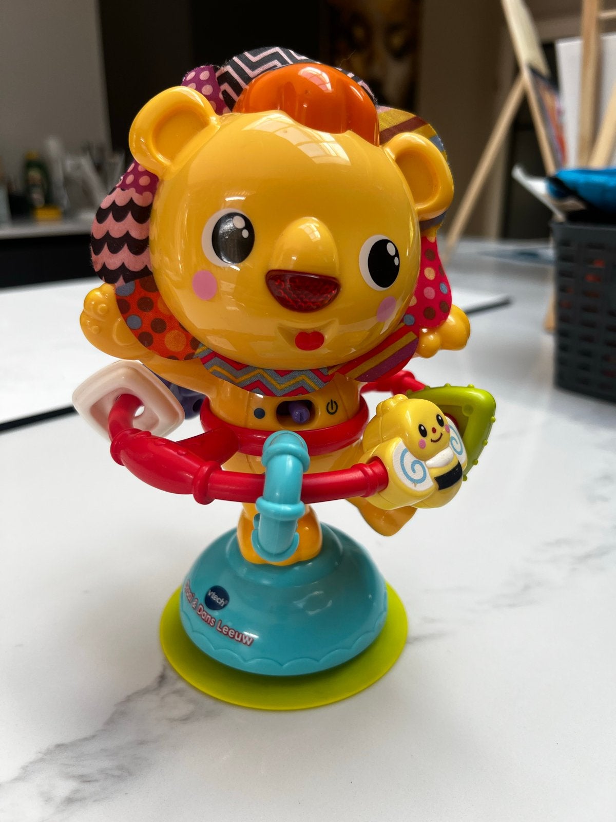VTech Baby Draai & Dans Leeuw - Interactief Speelgoed, Ophalen of Verzenden, Zo goed als nieuw, Overige typen, Met licht