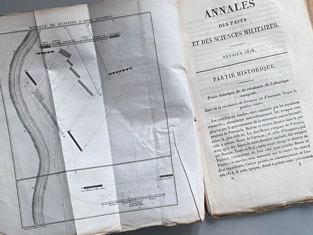 Franse militaire uitgave (1818)  over de Coalitieoorlogen., Ophalen of Verzenden, Landmacht, Overige gebieden, Boek of Tijdschrift