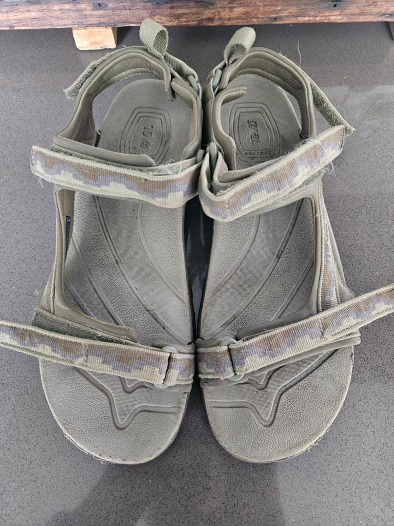 Teva sandalen groen maat 38 / 39, Teva, Gedragen, Groen, Sandalen of Muiltjes