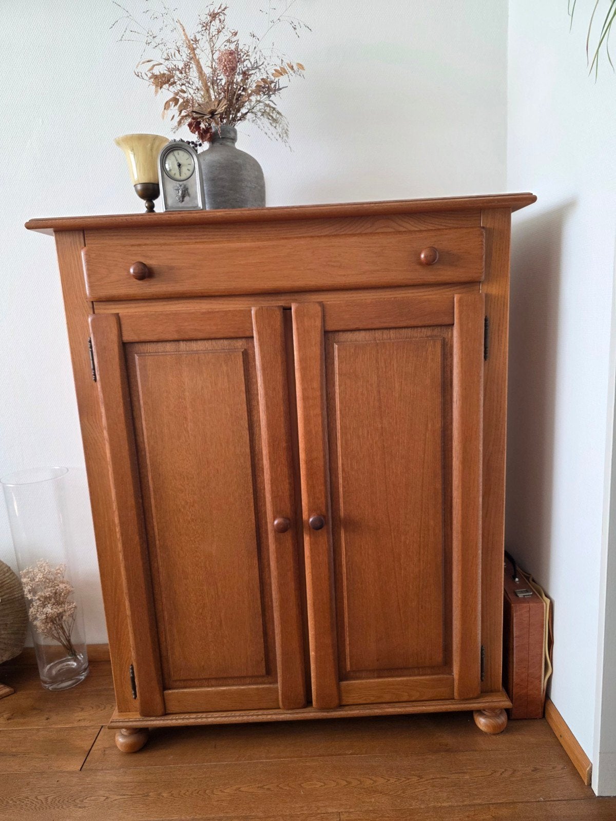 Eiken meidenkast, Ophalen, 120 tot 170 cm