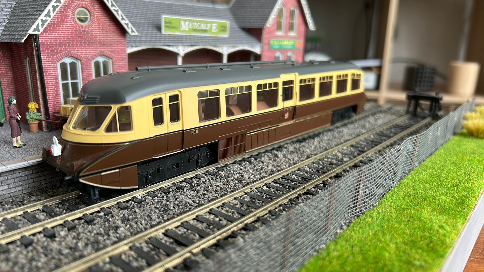 Dapol GWR Railcar Digitaal, Overige merken, Ophalen of Verzenden, Zo goed als nieuw, Gelijkstroom