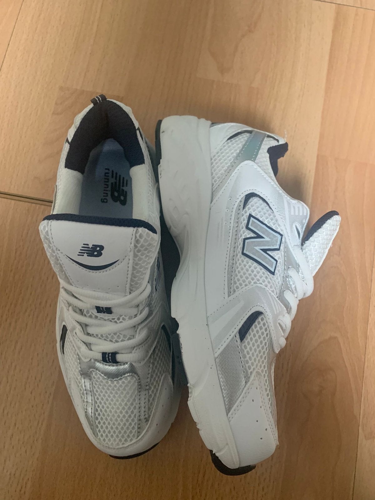 New Balance 530 Sneakers - Wit/Blauw, Blauw, Nieuw, Ophalen of Verzenden, Sneakers of Gympen