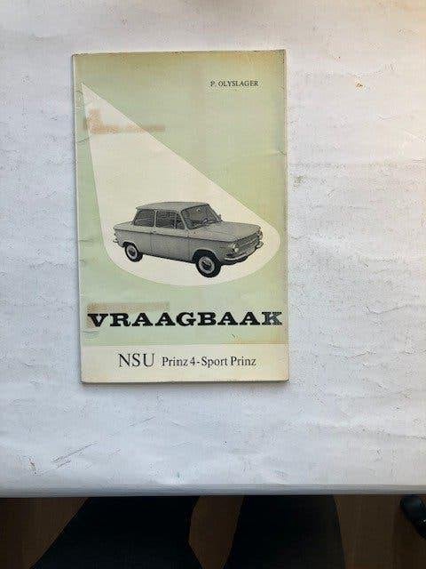 Vraagbaak NSU Prinz 4   &   Sport   Prinz      (1962 - 1966), Ophalen of Verzenden