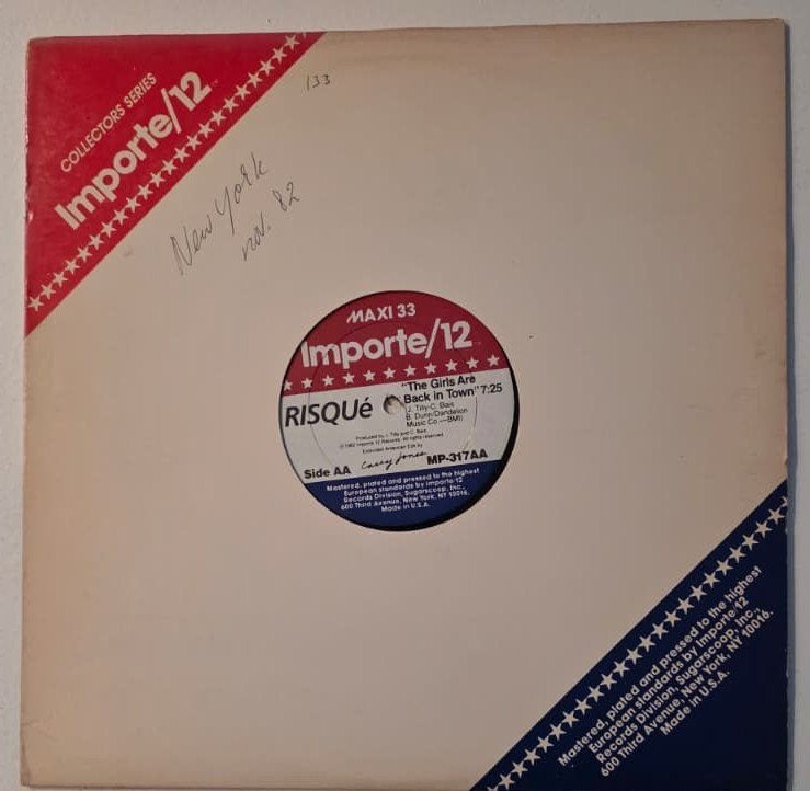 Risqué – Starlight / The Girls Are Back In Town Maxi 12Inch, Verzenden, Zo goed als nieuw, Dance en House, 12 inch