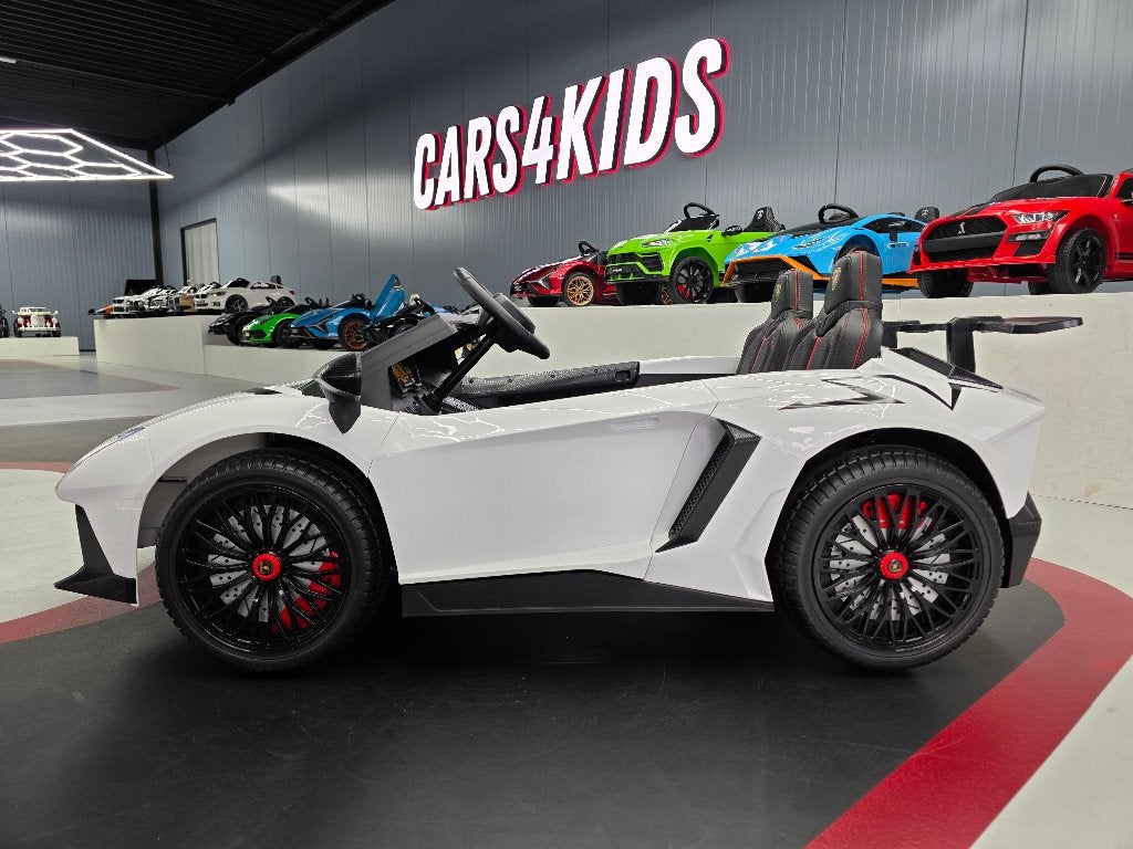 Kinderauto Lamborghini Aventador XXL - 2 pers. - 24 volt, Ophalen of Verzenden, Nieuw, Afstandsbediening
