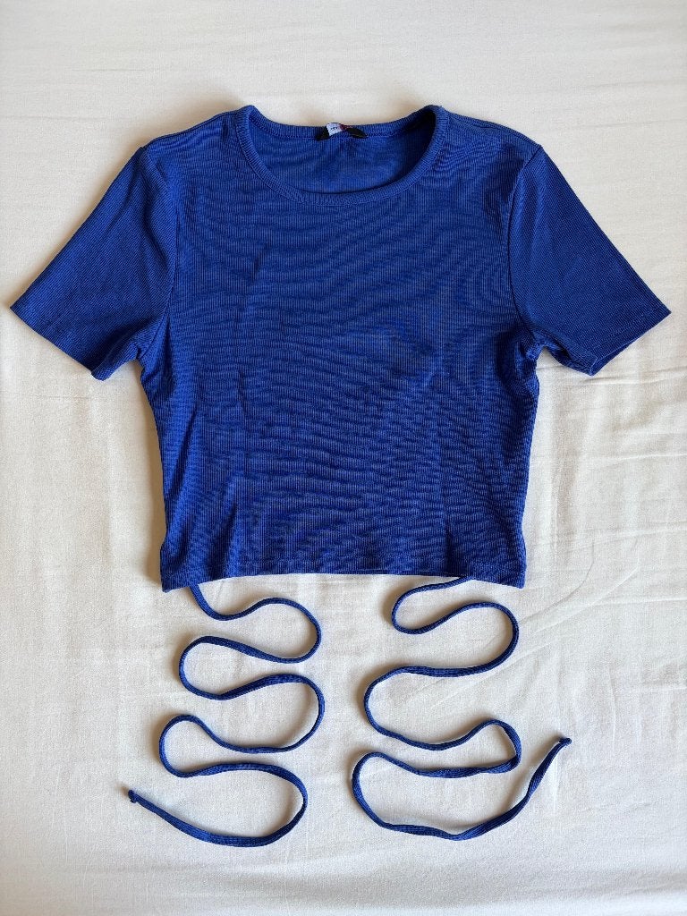 Amy & Ivy t-shirt maat S, Blauw, Ophalen of Verzenden, Korte mouw, Maat 36 (S)