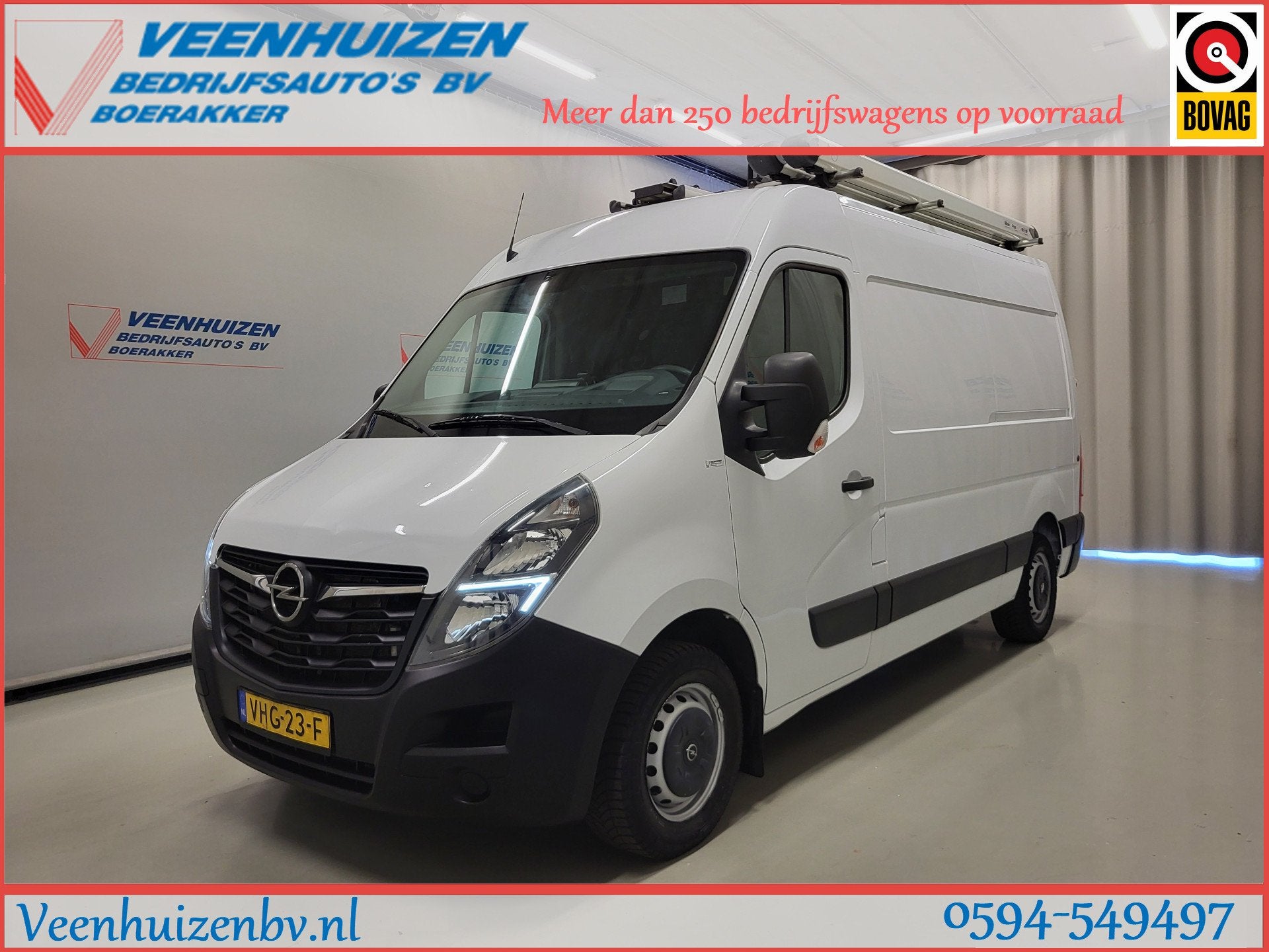 Opel Movano 2.3DCI 150PK L2/H2 Inrichting Imperiaal Euro 6!, Voorwielaandrijving, Gebruikt, Euro 6, 4 cilinders