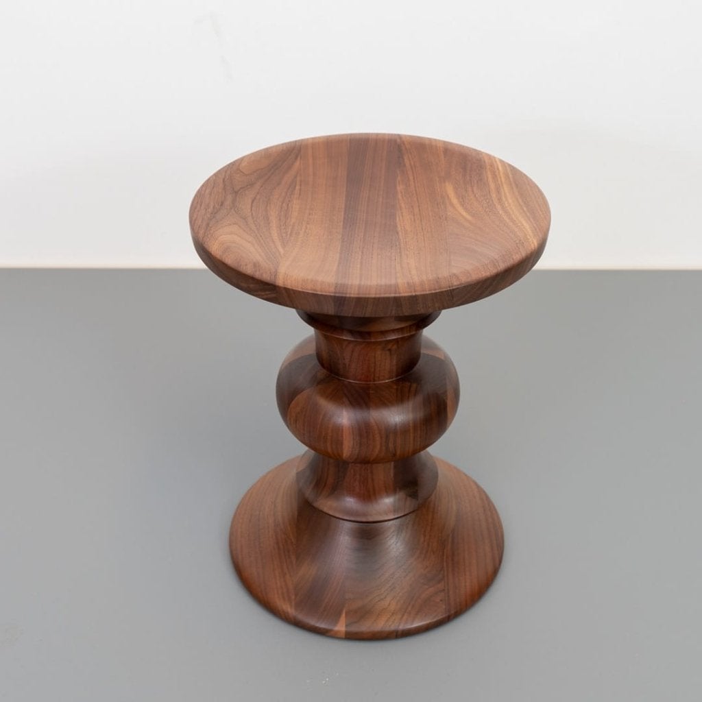 Vitra Eames Stool B Kruk Walnoot Hout, Niet ingevuld, Nieuw, Niet ingevuld, Niet ingevuld