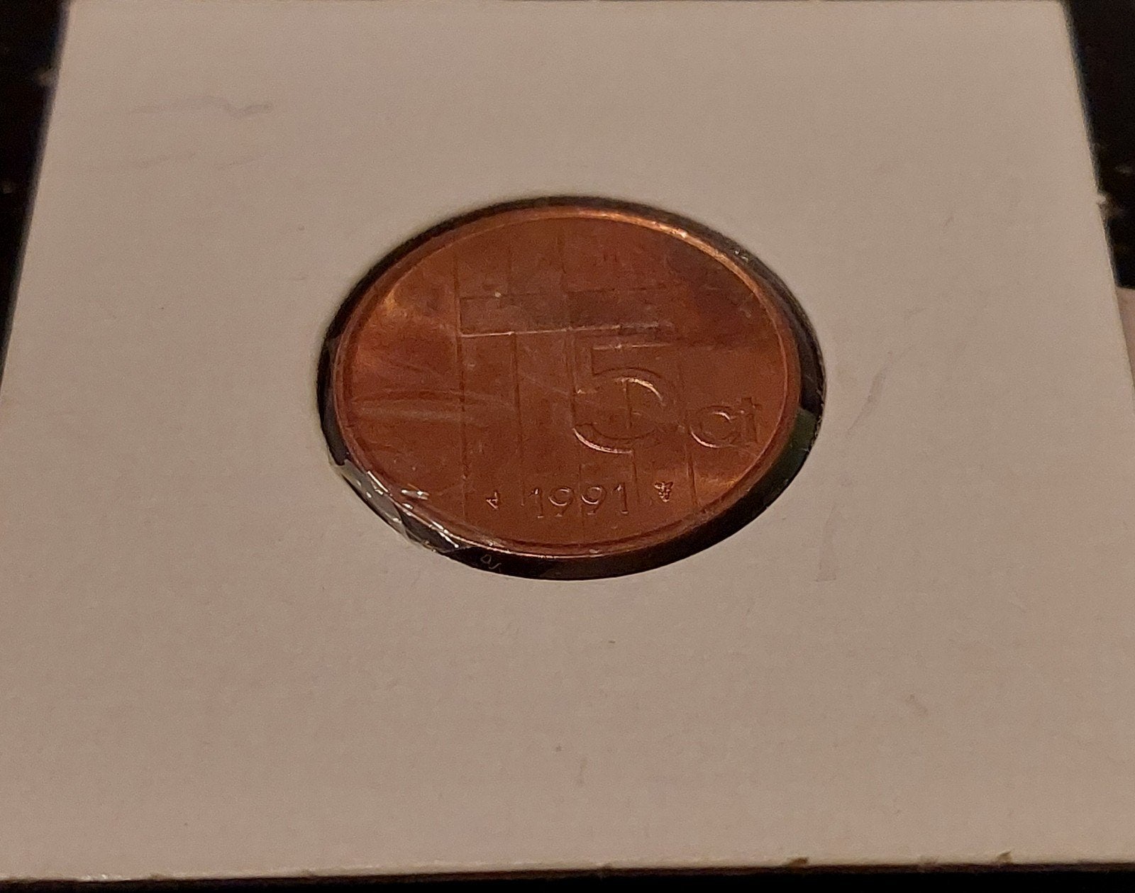 Beatrix stuiver 1991, Postzegels en Munten, Munten | Nederland, Ophalen of Verzenden, Koningin Beatrix, 5 cent, Losse munt