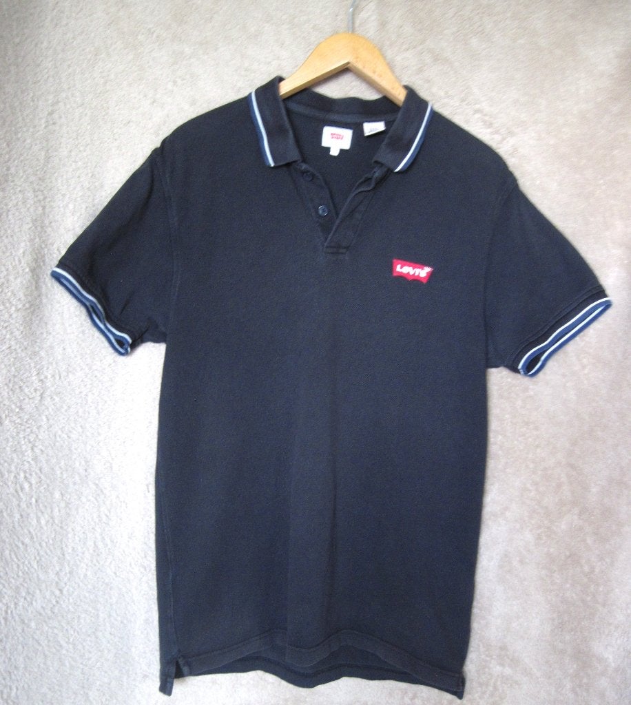 qbl  LEUKE HEREN POLOSHIRT van LEVIS Maat:M, Ophalen of Verzenden, Zo goed als nieuw, Maat 48/50 (M), Zwart