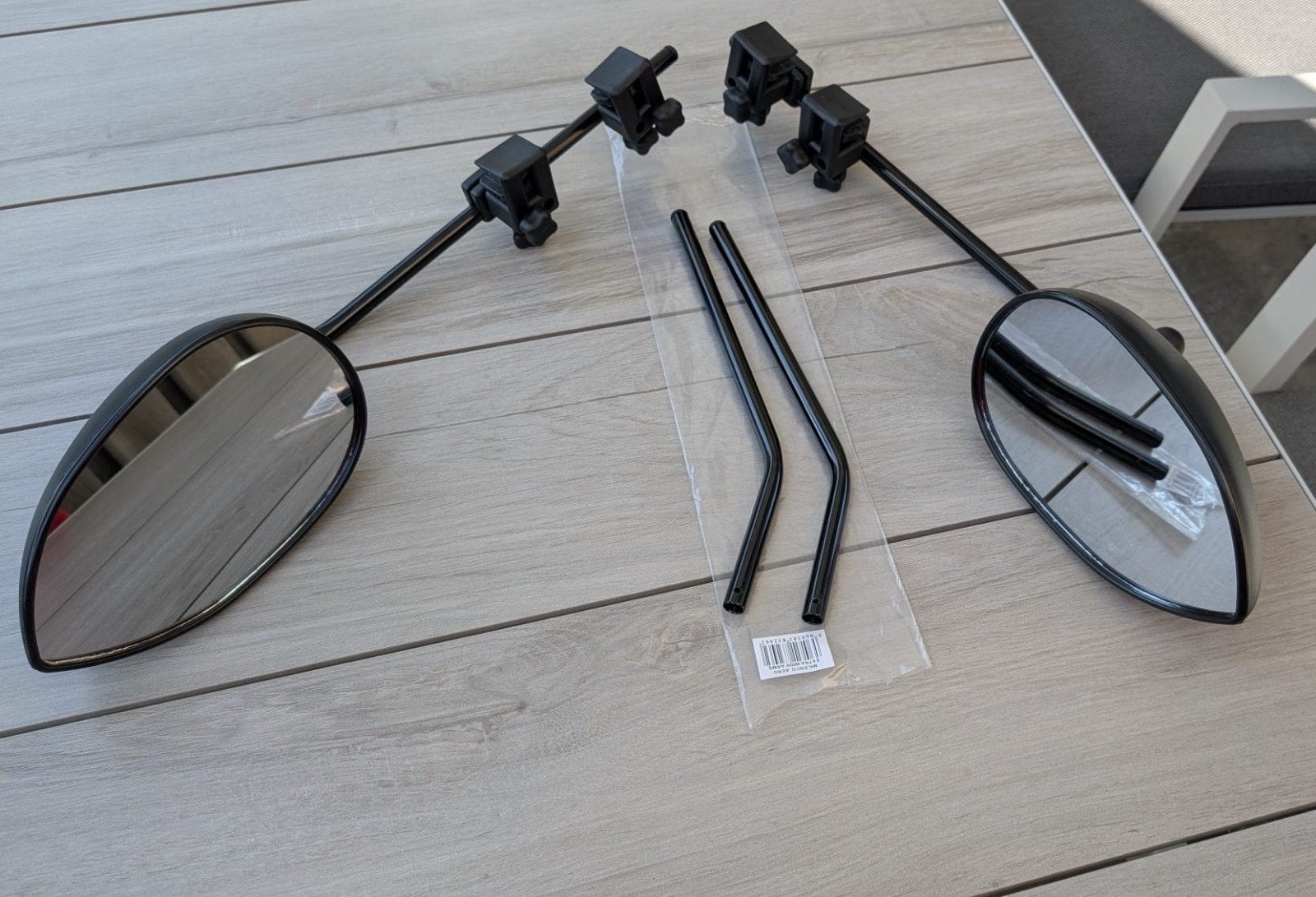 Milenco Aero Extra Wide Arms caravan spiegels, Ophalen of Verzenden, Zo goed als nieuw