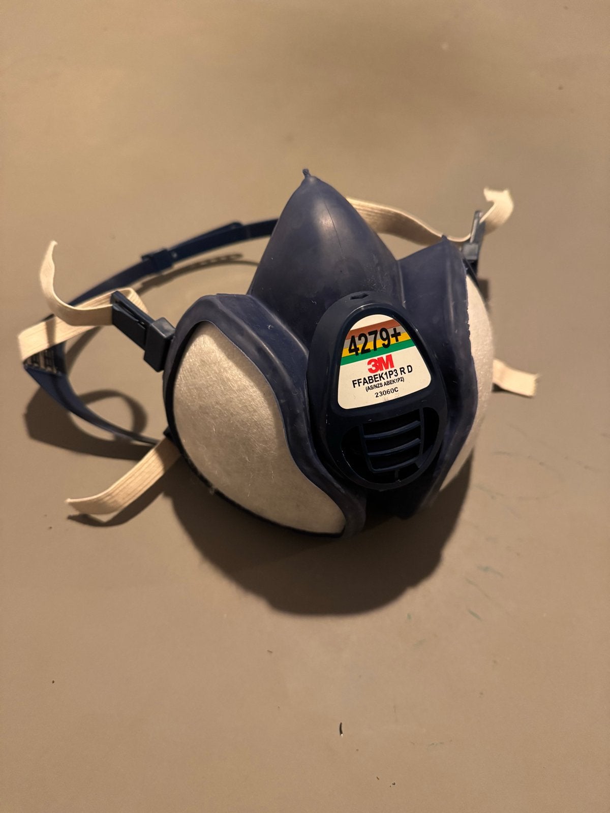 3M 4279+ Halfgelaatsmasker FFABEK1P3 R D, Doe-het-zelf en Verbouw, Ophalen of Verzenden, Zo goed als nieuw, Halfgelaatsmaskers