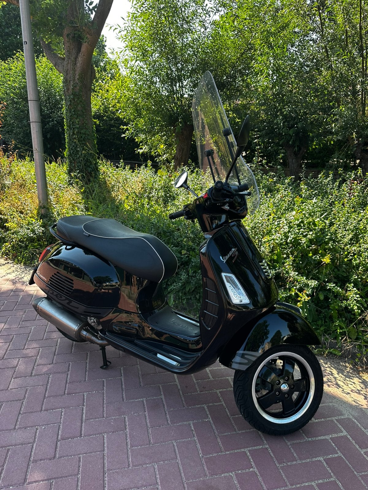 Vespa gts 300 super sport motorscooter zwart, Ophalen