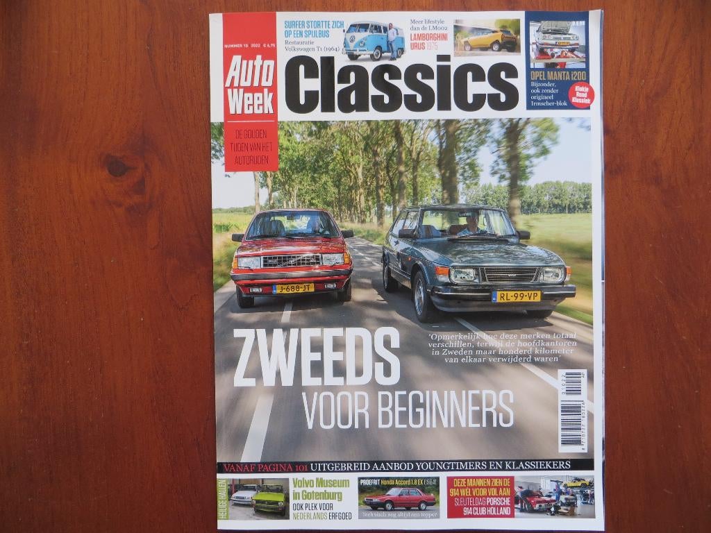Autoweek Classics 10 2022 Volvo 340 GLT, Saab 90, Ophalen of Verzenden, Nieuw, Volvo