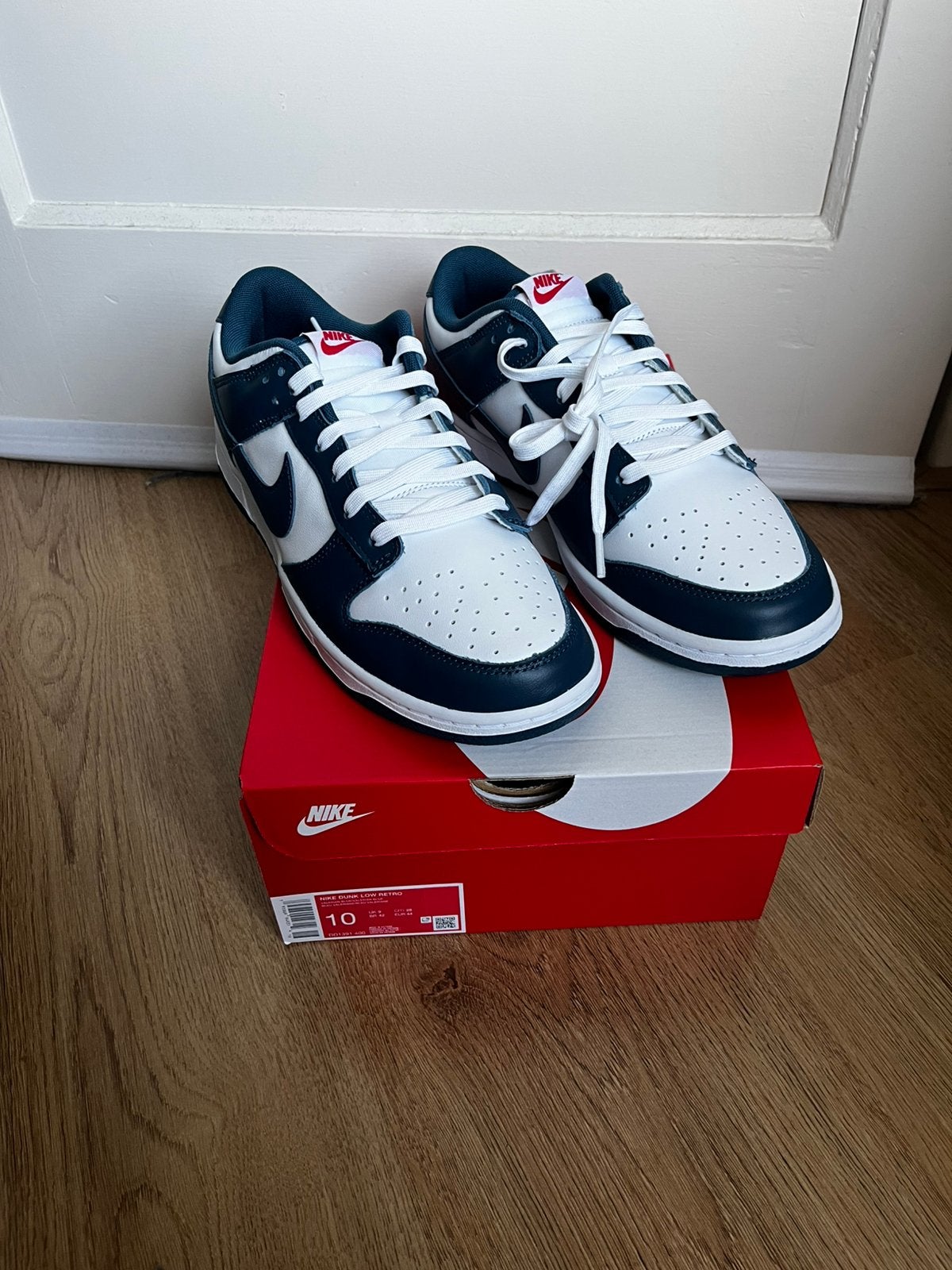 Nike Dunk Low Valerian Blue maat 44, Wit, Nieuw, NIKE, Ophalen of Verzenden