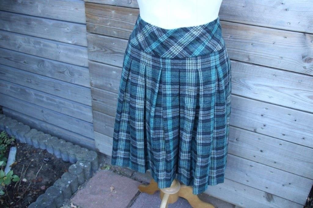 Rok groen ruit Open End mt 46 Winter Vaste prijs, Kleding | Dames, Ophalen of Verzenden, Zo goed als nieuw, Knielengte, Groen